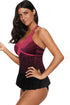 Dot Print Halterneck Tankini Set